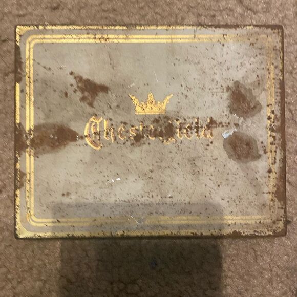 Chesterfield Tin Cigarette Case Liggett & Myers Tobacco Co. Vintage Tobacco Tin - Picture 3 of 6